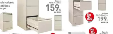 Oferta de Archivadores Metalicos por 159€ en Mi Bricolaje