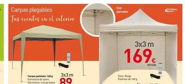 Oferta de Donna Garden - Carpas Poliéster por 89€ en Mi Bricolaje