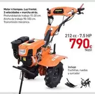 Oferta de Motor 4 Tiempos. Luz Frontal. 3 Velocidades + Marcha Atrás por 790€ en Mi Bricolaje