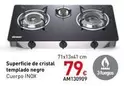 Oferta de Superficie De Cristal Templado Negro por 79€ en Mi Bricolaje