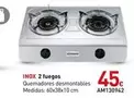 Oferta de Inox 2 Fuegos por 45€ en Mi Bricolaje