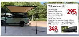 Oferta de Toldos Laterales por 349€ en Mi Bricolaje