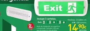 Oferta de Luces De Emergencia por 14,9€ en Mi Bricolaje