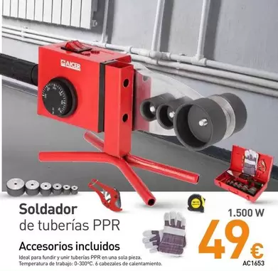 Oferta de Aicer - Soldador De Tuberias Ppr por 49€ en Mi Bricolaje