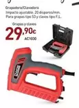 Oferta de Aicer - Grapadora/Clavadora por 29,9€ en Mi Bricolaje