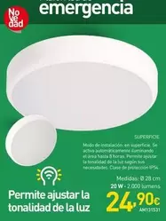 Oferta de Plafón Led De Emergencia por 24,9€ en Mi Bricolaje