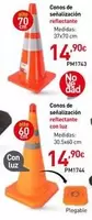 Oferta de Conos De Señalizacion  por 14,9€ en Mi Bricolaje