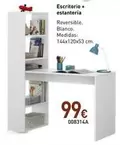 Oferta de Escritorio + Estanteria por 99€ en Mi Bricolaje