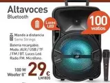 Oferta de Altavoces Bluetooth por 29€ en Mi Bricolaje