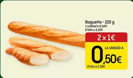 Oferta de Baquette por 0,5€ en Dialprix