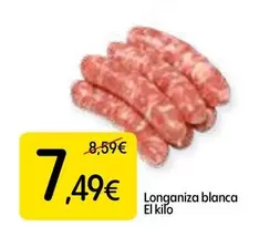 Oferta de Longaniza Blanca por 7,49€ en Dialprix