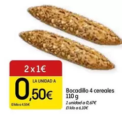 Oferta de Bocadillo 4 Cereales  por 0,5€ en Dialprix