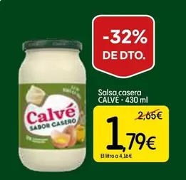 Oferta de Calvé - Salsa, Casera por 1,79€ en Dialprix