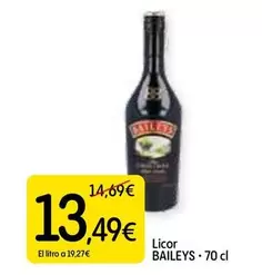 Oferta de Baileys - Licor por 13,49€ en Dialprix