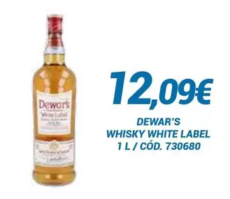 Oferta de Dewar's - Whisky White Label por 12,09€ en Dialsur Cash & Carry