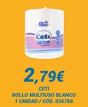 Oferta de Ceti - Rollo Multiuso Blanco  por 2,79€ en Dialsur Cash & Carry