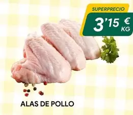 Oferta de Alas De Pollo por 3,15€ en Masymas