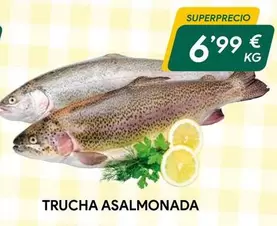 Oferta de Trucha Asalmonada por 6,99€ en Masymas