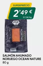 Oferta de Ocean - Salmon Ahumado Noruego  Nature por 2,49€ en Masymas