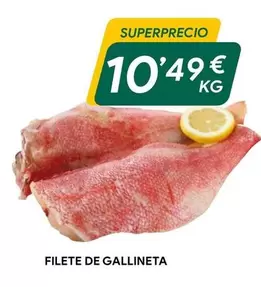 Oferta de Filete De Gallineta por 10,49€ en Masymas