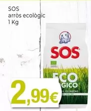 Oferta de Sos - Arròs Ecologic por 2,99€ en Keisy