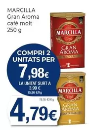 Oferta de Marcilla - Gran Aroma Cafe Molt por 4,79€ en Keisy