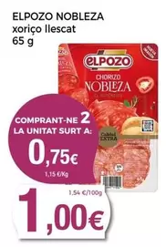 Oferta de Elpozo - Nobleza Xiruci Llescat por 1€ en Keisy