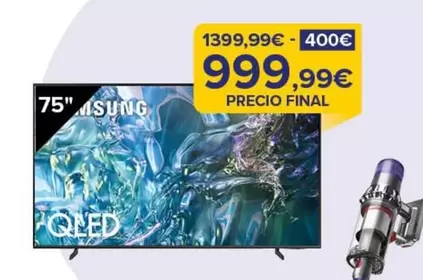 Oferta de Samsung - 75" Qled por 999,99€ en Costco