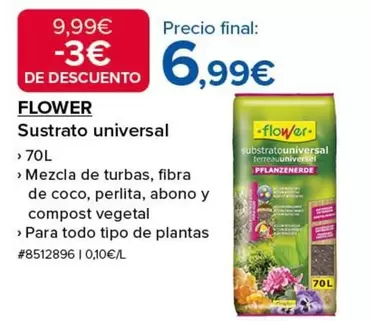 Oferta de Flower - Sustrato Universal por 6,99€ en Costco