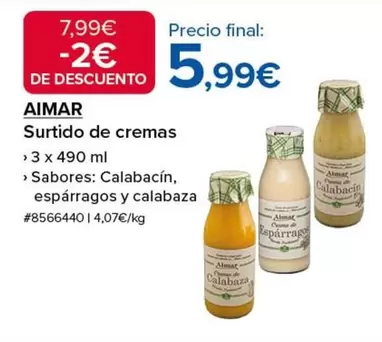 Oferta de Aimar - Surtido De Cremas por 5,99€ en Costco