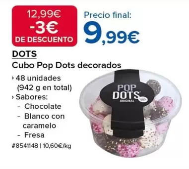 Oferta de Dot's - Cubo Pop Dots Decorados por 9,99€ en Costco