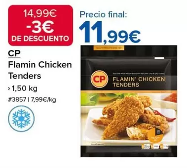 Oferta de CP - Flamin Chicken Tenders por 11,99€ en Costco