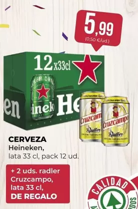 Oferta de Heineken - por 5,99€ en SPAR Gran Canaria