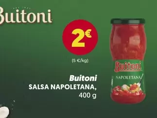 Oferta de Buitoni - Salsa Napoletana por 2€ en SPAR Gran Canaria