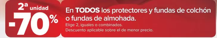 Oferta de En Todos Los Protectores Y Fundas De Colchon O Fundas De Almohada en Carrefour