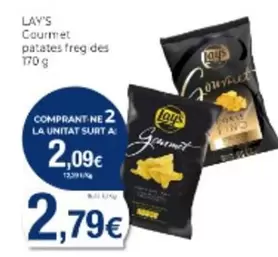 Oferta de Lay'S - Courmet Patates Fregides por 2,79€ en Supermercats Jespac