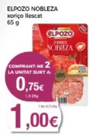 Oferta de Elpozo - Nobleza  por 1€ en Supermercats Jespac