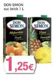 Oferta de Don Simón - Suc  por 1,25€ en Supermercats Jespac