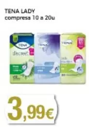 Oferta de Tena - Lady/ Compresa por 3,99€ en Supermercats Jespac