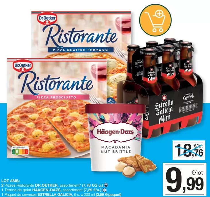 Oferta de Dr Oetker - 2 Pizza Ristorante Ristorante por 9,99€ en BonpreuEsclat