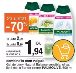 Oferta de Palmolive - Gel De Bany Natural Balance Sensible por 2,99€ en BonpreuEsclat