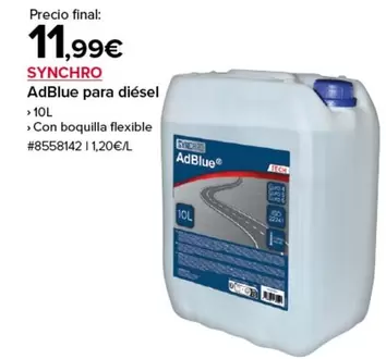 Oferta de Adblue - AdBlue Para Diesel por 11,99€ en Costco