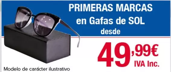 Oferta de Sol - Primeras Marcas En Gafas De por 49,99€ en Costco