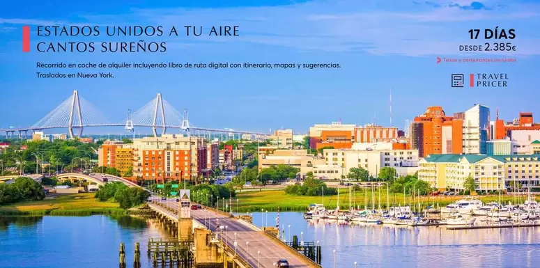 Oferta de Estados Unidos A Tu Aire Cantos Sureños por 2385€ en Catai