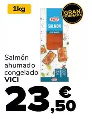 Oferta de Vici - Salmon Ahumado Congelado por 23,5€ en Supeco