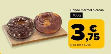 Oferta de Rondo Marmol O Cacao por 3,75€ en Supeco