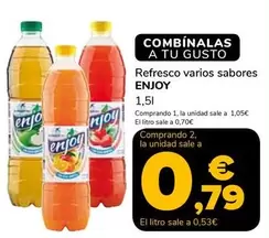 Oferta de Enjoy - Refresco Varios Sabores por 1,05€ en Supeco