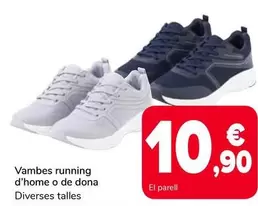 Oferta de Vambes Running D'Home O De Dona por 10,9€ en Supeco