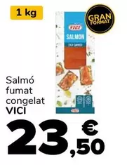 Oferta de VICI - Salmó Fumat Congelat por 23,5€ en Supeco