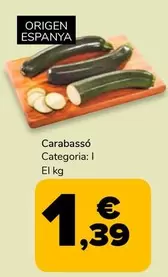 Oferta de Carabasso por 1,39€ en Supeco